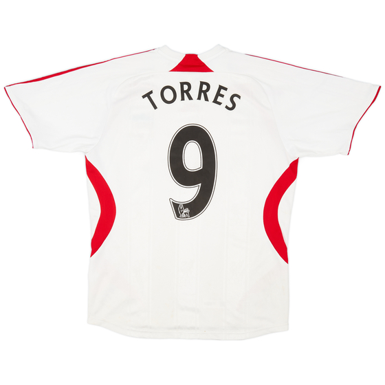 2007-08 Liverpool Away Shirt Torres #9 - 6/10 - (L.Boys)