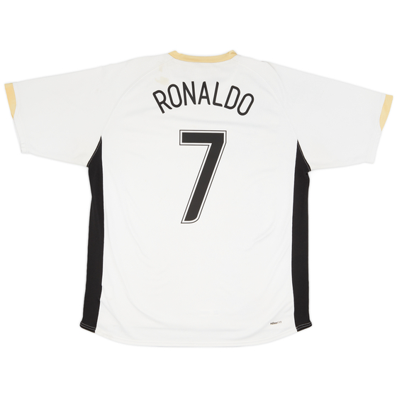 2006-08 Manchester United Away Shirt Ronaldo #7 - 5/10 - (XL)