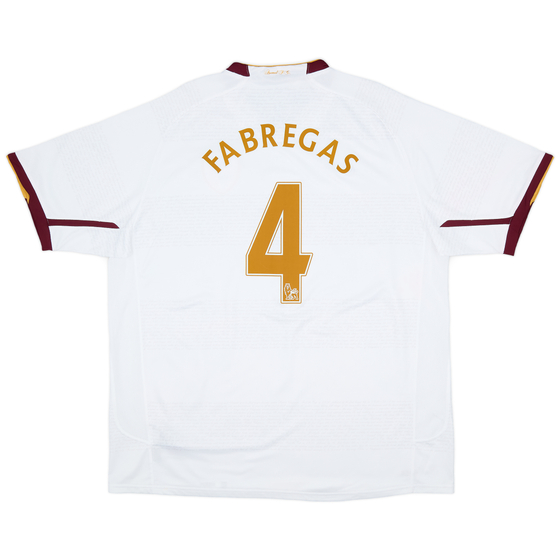 2007-08 Arsenal Away Shirt Fabregas #4 - 8/10 - (XXL)