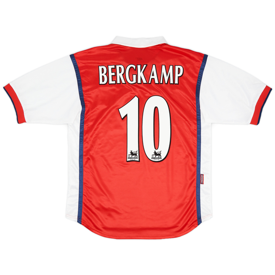 1998-99 Arsenal Home Shirt Bergkamp #10 - 8/10 - (M)