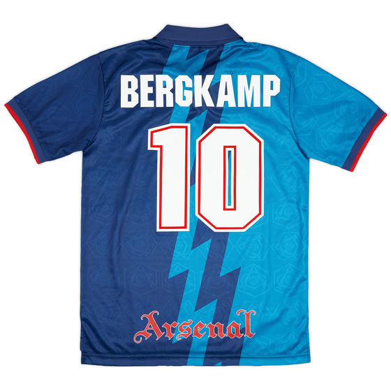 1995-96 Arsenal Away Shirt Bergkamp #10 - 9/10 - (L)