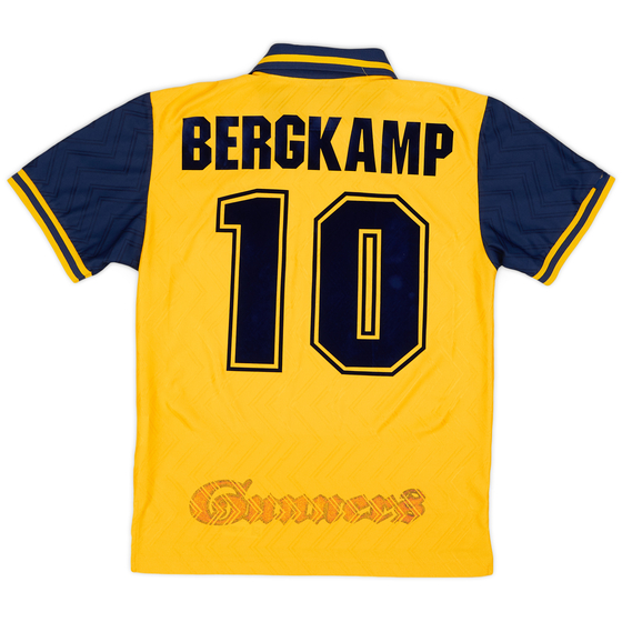 1996-97 Arsenal Away Shirt Bergkamp #10 - 8/10 - (M)