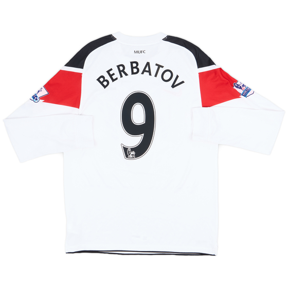 2010-12 Manchester United Away L/S Shirt Berbatov #9 - 8/10 - (M)