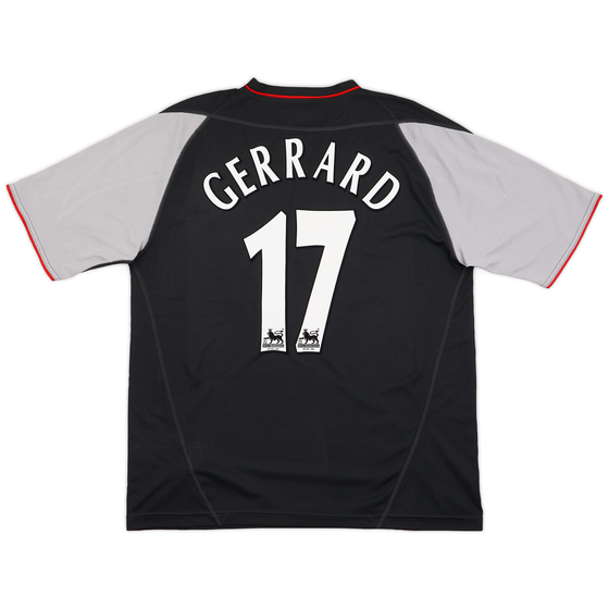 2002-04 Liverpool Away Shirt Gerrard #17 - 9/10 - (L)