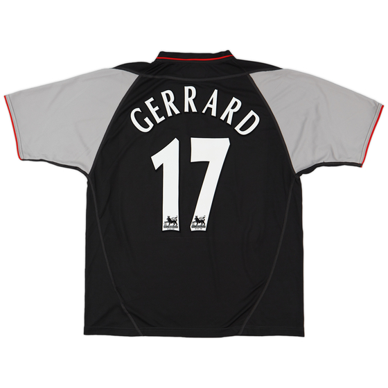 2002-04 Liverpool Away Shirt Gerrard #17 - 9/10 - (L)