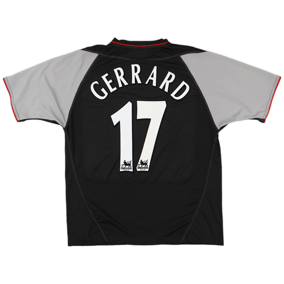 2002-04 Liverpool Away Shirt Gerrard #17 - 7/10 - (L)