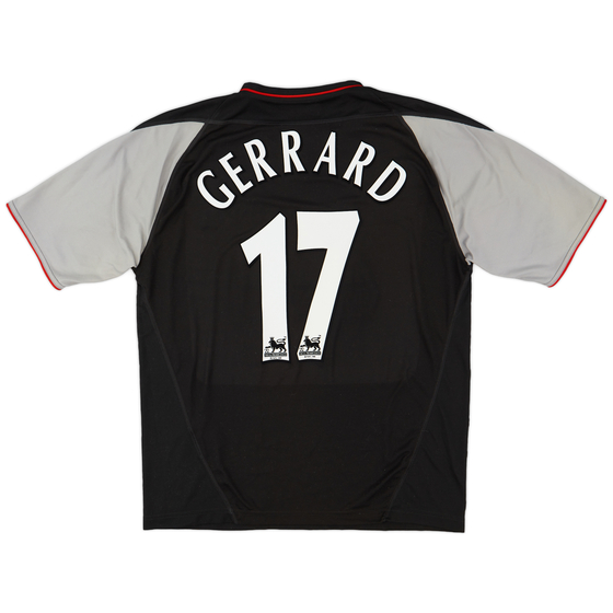 2002-04 Liverpool Away Shirt Gerrard #17 - 8/10 - (L)