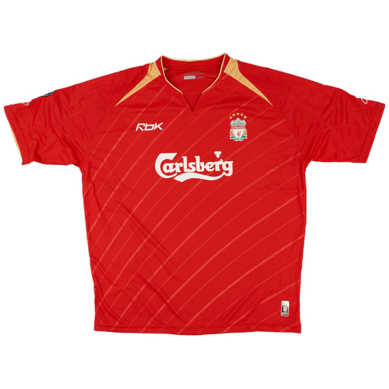 2005-06 Liverpool CL Home Shirt - 8/10 - (XL)