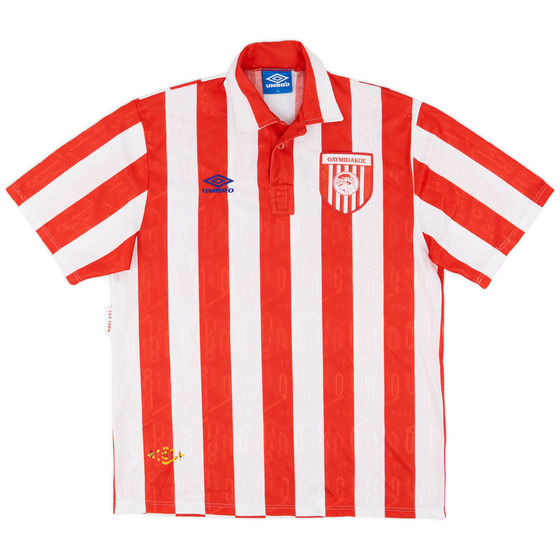 1992-93 Olympiakos Home Shirt - 8/10 - (XL)