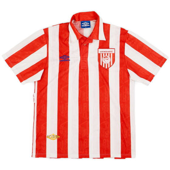 1992-93 Olympiakos Home Shirt - 8/10 - (M)