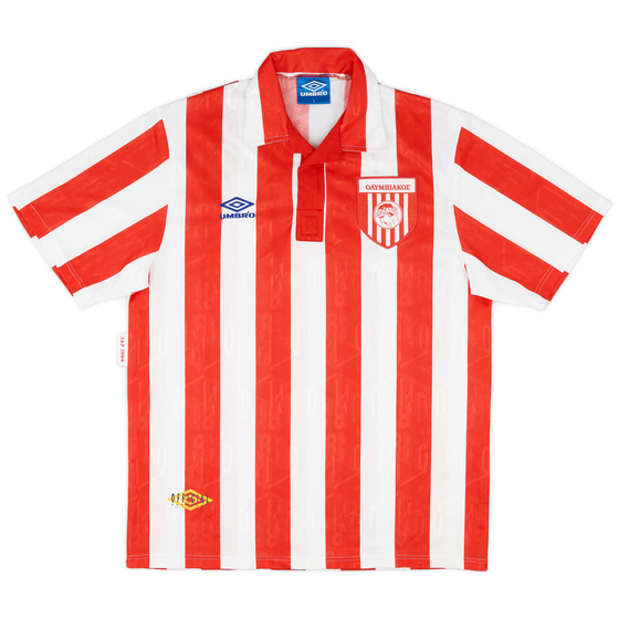 1992-93 Olympiakos Home Shirt - 10/10 - (L)