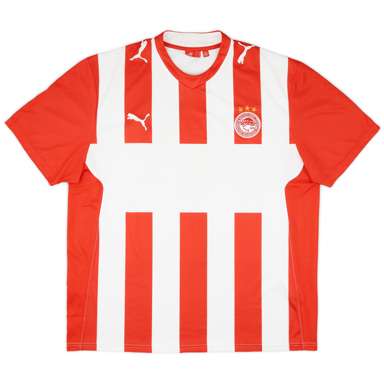 2009-10 Olympiakos Basic Home Shirt - 8/10 - (XL)