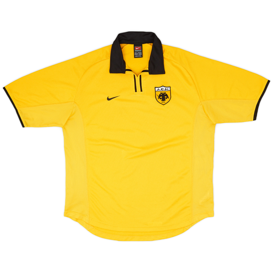 2000-02 AEK Athens Home Shirt - 9/10 - (L)