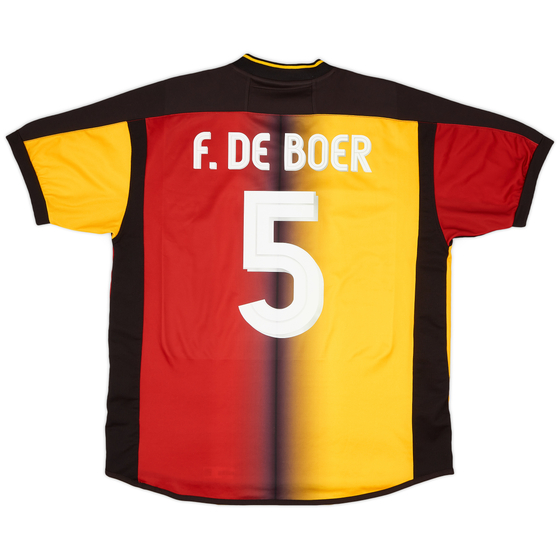 2003-04 Galatasaray Home Shirt F.De Boer #5 - 6/10 - (XL)