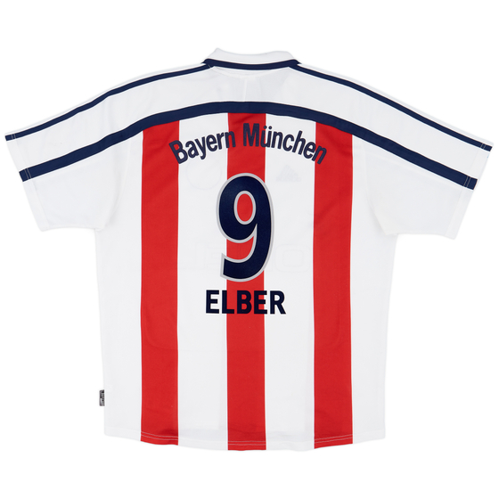 2000-01 Bayern Munich Away Shirt Elber #9 - 6/10 - (XL)