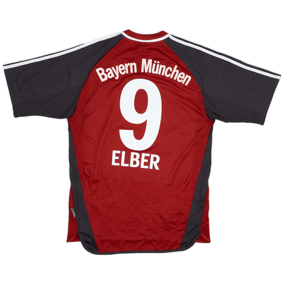 2001-02 Bayern Munich Home Shirt Elber #9 - 9/10 - (S)