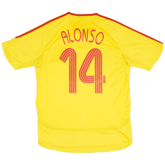 2006-07 Liverpool Away Shirt Alonso #14 - 6/10 - (M)