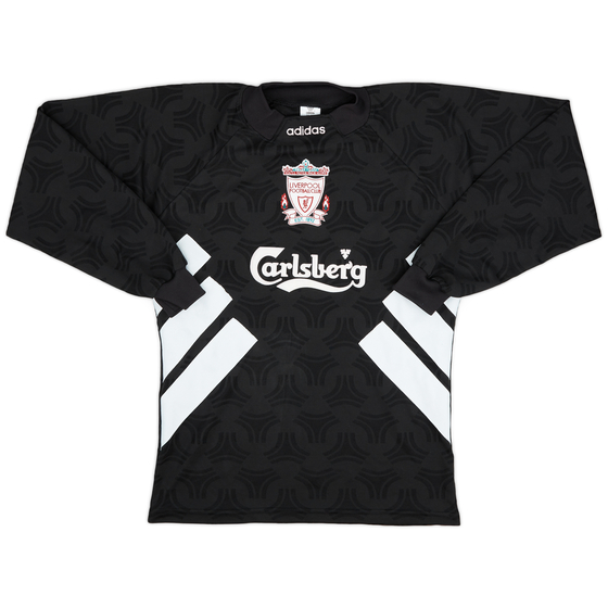 1993-95 Liverpool GK Shirt - 9/10 - (S)