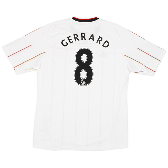 2010-11 Liverpool Away Shirt Gerrard #8 - 6/10 - (L)