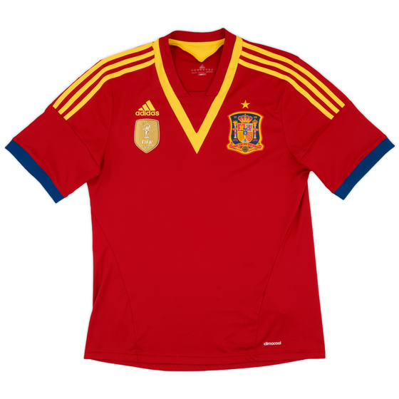 2013 Spain Confederation Cup Home Shirt - 8/10 - (L)