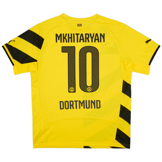 2014-15 Borussia Dortmund Home Shirt Mkhitaryan #10 - 9/10 - (L)