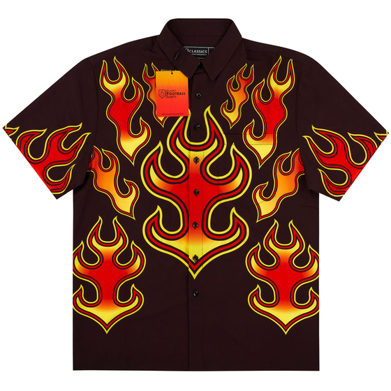 Flames Summer Stoppers Button Up Shirt