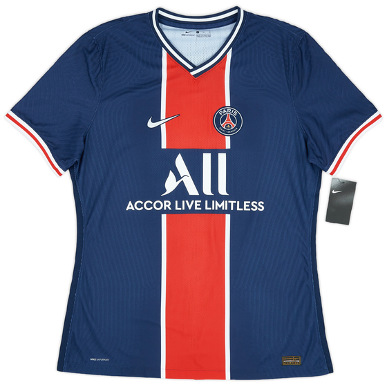 2020-21 Paris Saint-Germain Player Issue Vaporknit Home Shirt