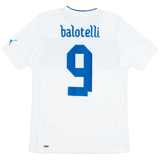 2012-13 Italy Away Shirt Balotelli #9 - 9/10 - (M)