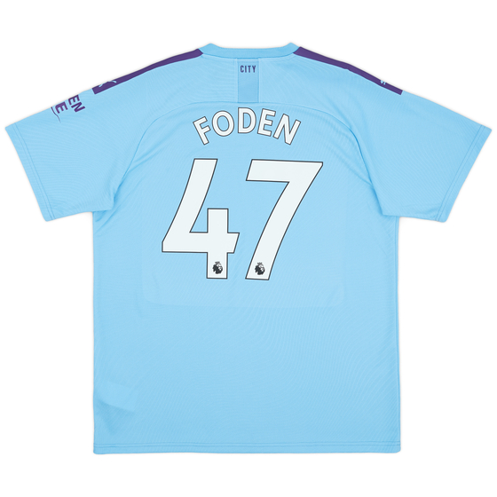 2019-20 Manchester City Home Shirt Foden #47 (XL)