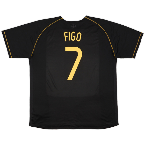 2006-07 Portugal Away Shirt Figo #7 - 8/10 - (3XL)