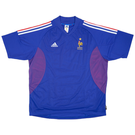 2002-04 France 'Signed' Home Shirt - 10/10 - (XL)