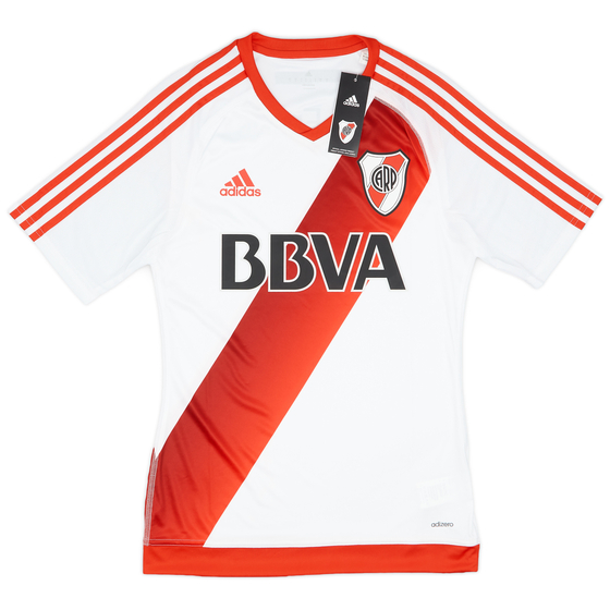 2016-17 River Plate Authentic Home Shirt (S)