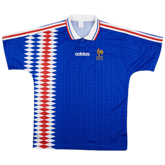 1994-96 France Home Shirt - 9/10 - (L)