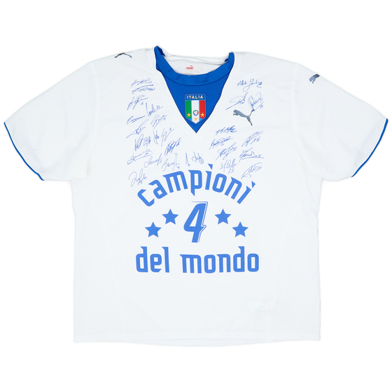 2006 Italy 'Campioni Del Mondo' Away Shirt - 8/10 - (XXL)