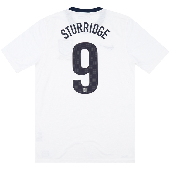 2013 England Match Issue Home Shirt Sturridge #9