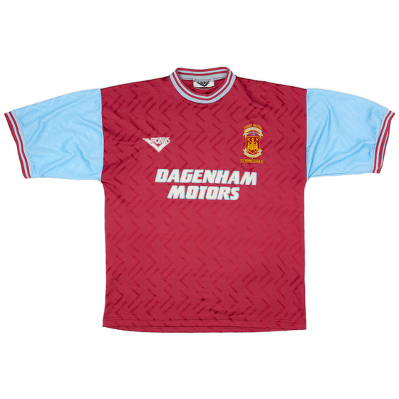 1993-95 West Ham 'Bobby Moore Memorial Match' Home Shirt - 8/10 - (XL)