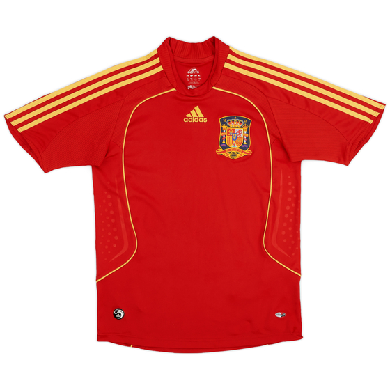 2007-09 Spain Home Shirt - 9/10 - (L.Boys)