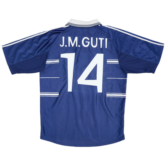 1998-99 Real Madrid Away Shirt J.M.Guti #14 - 8/10 - (L)