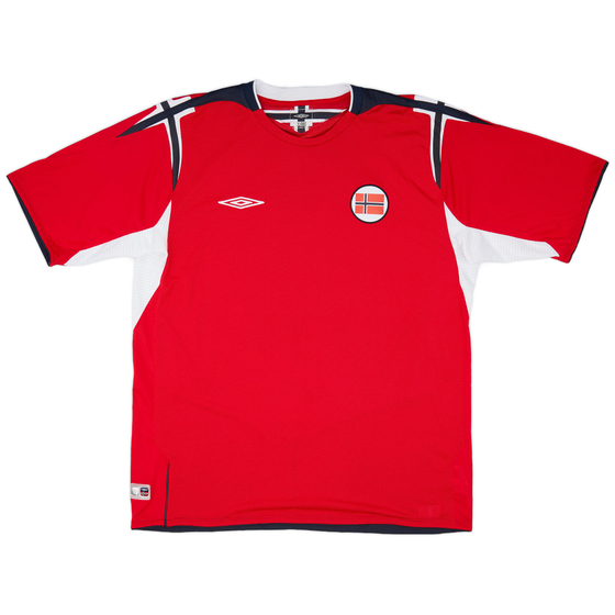 2004-06 Norway Home Shirt - 9/10 - (XL)