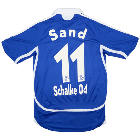 2006-07 Schalke Home Shirt Sand #11 - 9/10 - (S)
