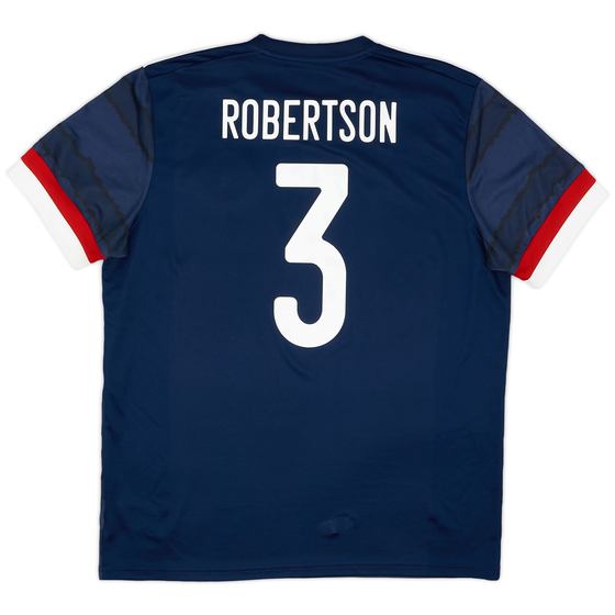 2020-22 Scotland Home Shirt Robertson #3 - 9/10 - (XL)