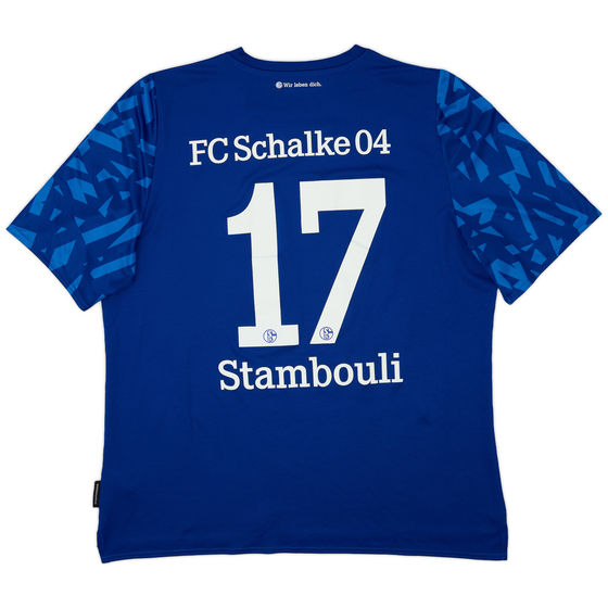 2019-20 Schalke Home Shirt Stambouli #17 - 9/10 - (XXL)