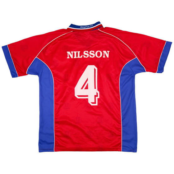 1999-00 Helsingborg Home Shirt Nilsson #4 - 9/10 - (XL)