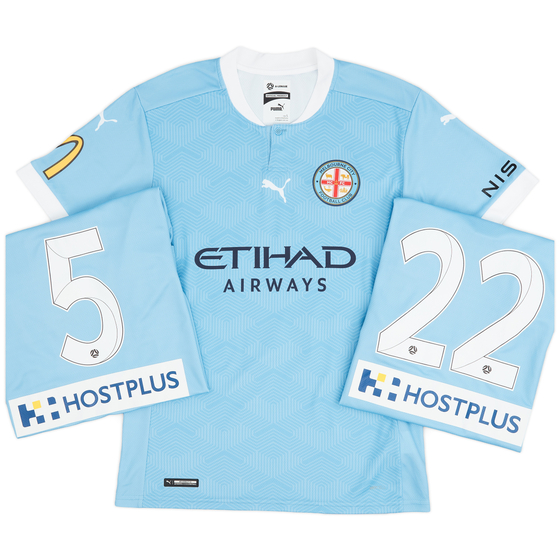 2020-21 Melbourne City Player Issue Home Shirt # - 9/10
