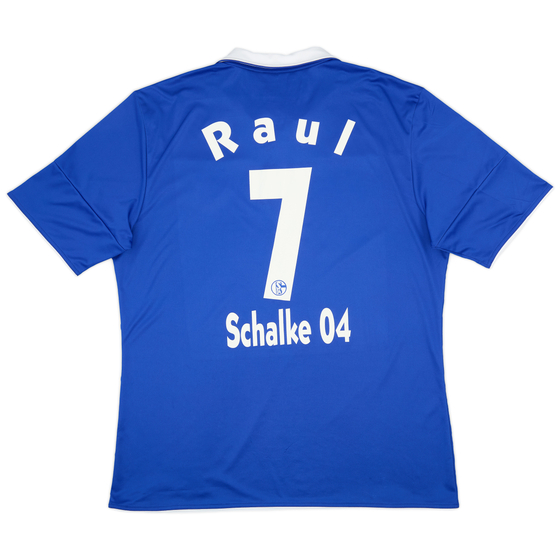 2010-12 Schalke Home Shirt Raul #7 - 8/10 - (XXL)