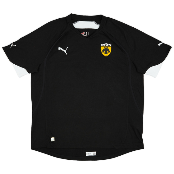 2007-08 AEK Athens Puma Training Shirt - 9/10 - (XL)