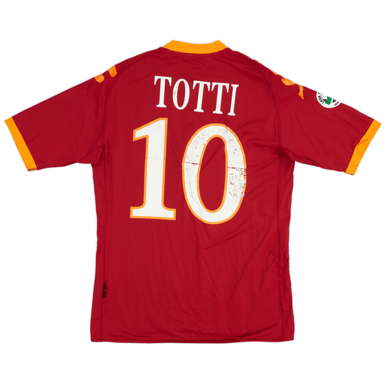 2009-10 Roma Home Shirt Totti #10 - 4/10 - (M)