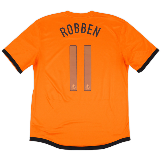 2012-13 Netherlands Home Shirt Robben #11 - 5/10 - (L)