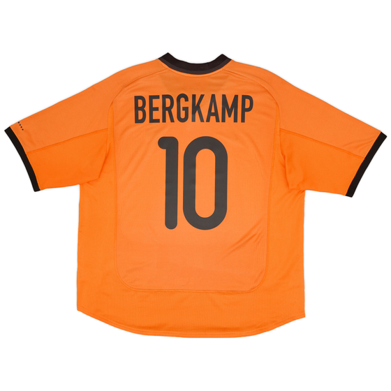 2000-02 Netherlands Home Shirt Bergkamp #10 - 8/10 - (XXL)