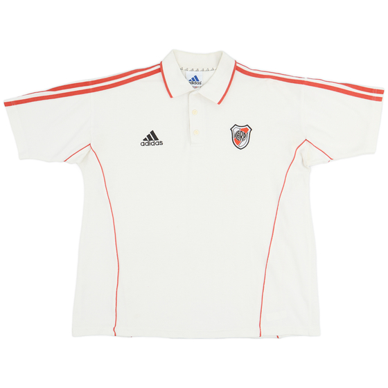 2002-03 River Plate adidas Polo Shirt - 6/10 - (M)